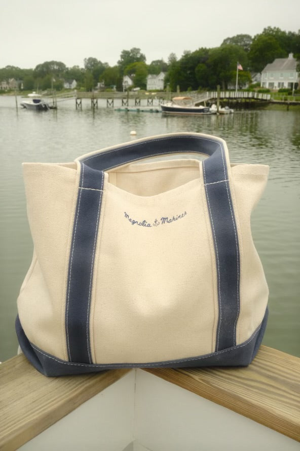 Magnolia & Mariner Canvas Boat Tote