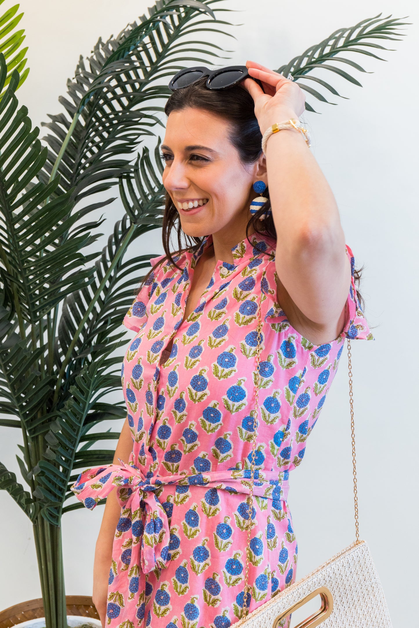 Marianne Block Print Dress